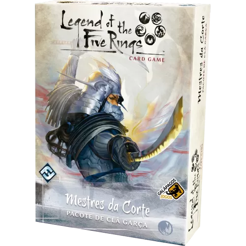 Legend of The 5 Rings: Card Game - Pacote do Clã Garça - Mestres da Corte - Galápagos Jogos