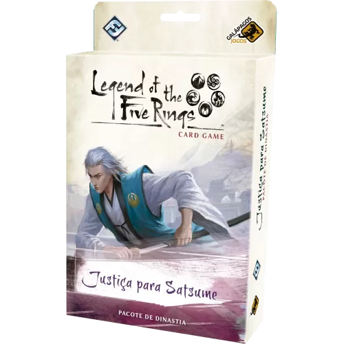 Legend of The 5 Rings: Card Game - Ciclo da Herança - Justiça para Satsume - Galápagos Jogos
