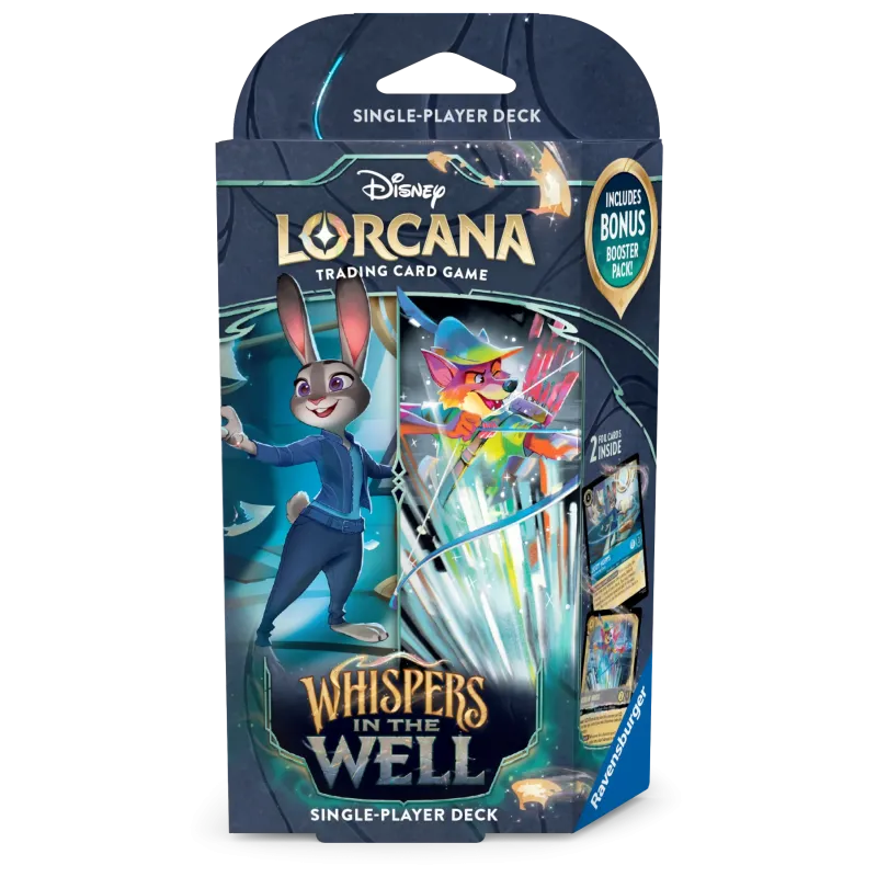 Disney Lorcana - Set 010 - Whispers in the Well - Deck - Sapphire & Steel (inglês) Disney Lorcana - Set 010 - Whispers in the Well - Deck - Sapphire & Steel (inglês)