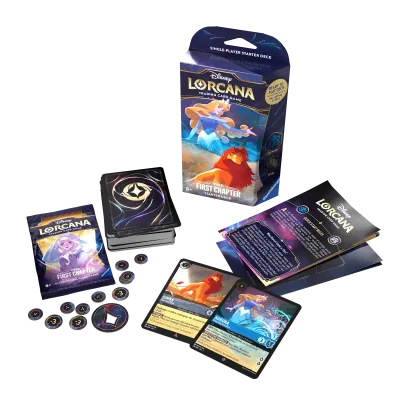 Disney Lorcana - The First Chapter - Deck - Sapphire & Steel (inglês)
