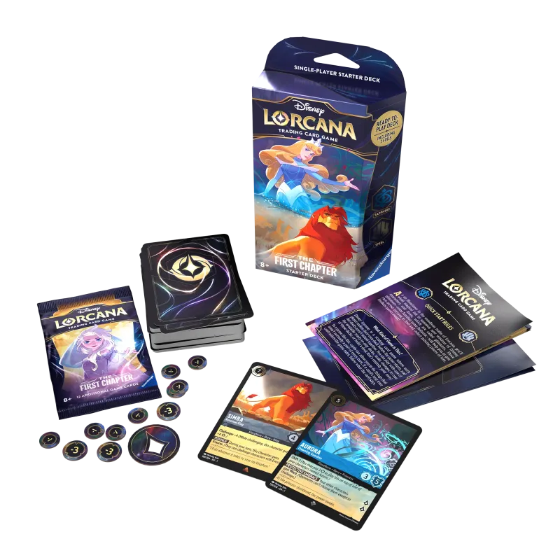 Disney Lorcana - The First Chapter - Deck - Sapphire & Steel (inglês)