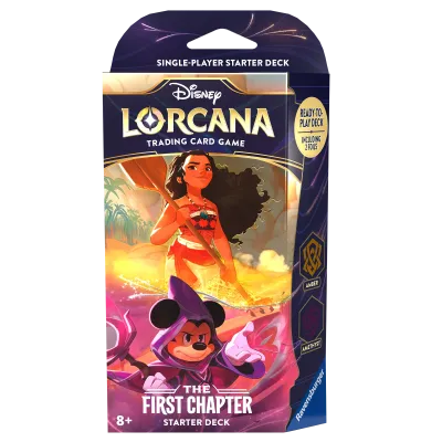 Disney Lorcana - The First Chapter - Deck - Amber & Amethyst (inglês) Disney Lorcana - The First Chapter - Deck - Amber & Amethyst (inglês)