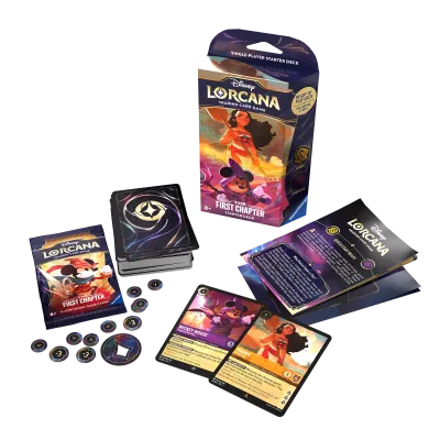 Disney Lorcana - The First Chapter - Deck - Amber & Amethyst (inglês) Disney Lorcana - The First Chapter - Deck - Amber & Amethyst (inglês)