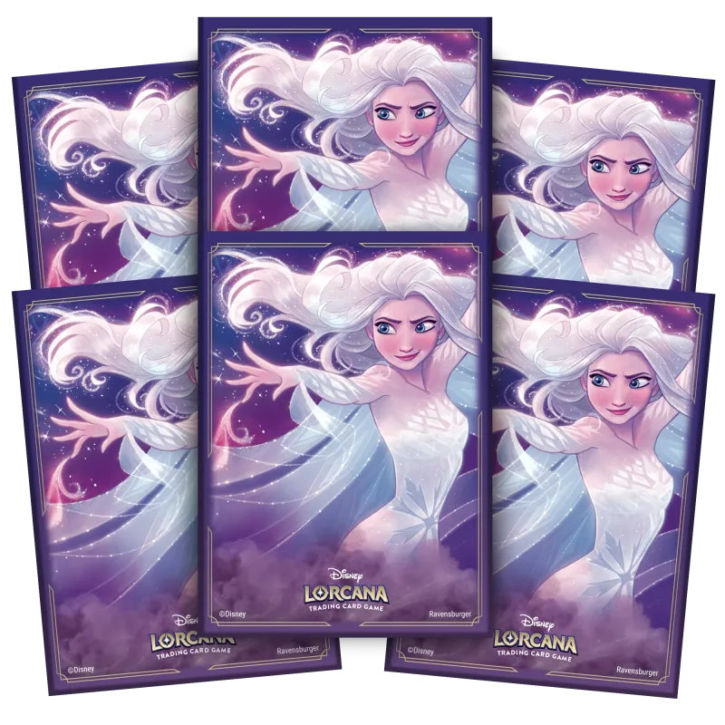 Protetor de Cartas 66mm x 91mm (Padrão) Disney Lorcana - The First Chapter - Elsa