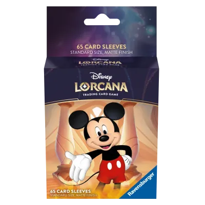 Protetor de Cartas 66mm x 91mm (Padrão) Disney Lorcana - The First Chapter - Mickey Mouse