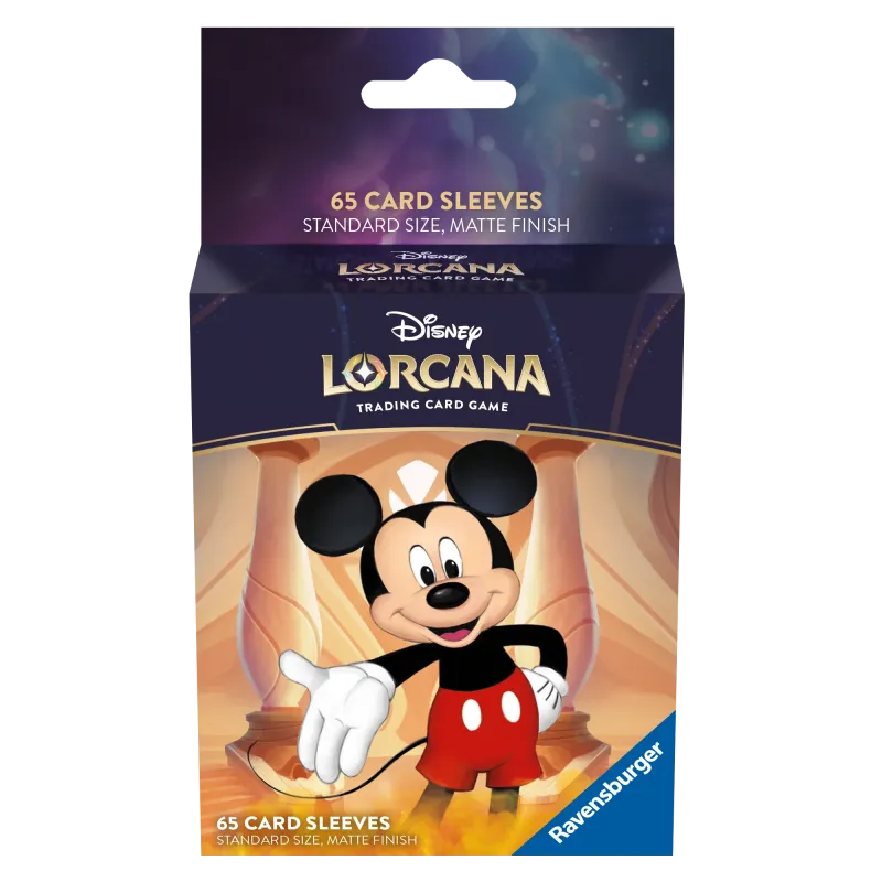 Protetor de Cartas 66mm x 91mm (Padrão) Disney Lorcana - The First Chapter - Mickey Mouse