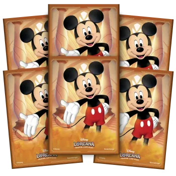 Protetor de Cartas 66mm x 91mm (Padrão) Disney Lorcana - The First Chapter - Mickey Mouse