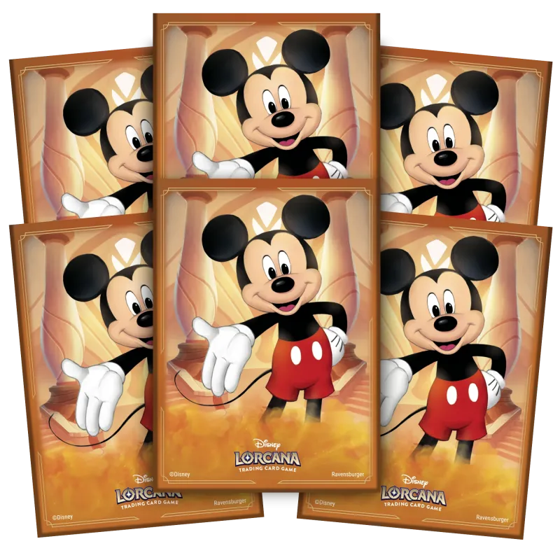 Protetor de Cartas 66mm x 91mm (Padrão) Disney Lorcana - The First Chapter - Mickey Mouse