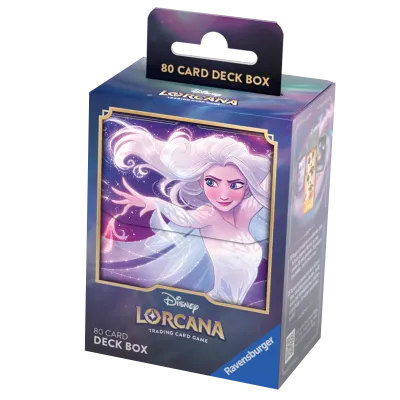 Deck Box Disney Lorcana - The First Chapter - Elsa - p/ 80 cards Deck Box Disney Lorcana - The First Chapter - Elsa - p/ 80 cards