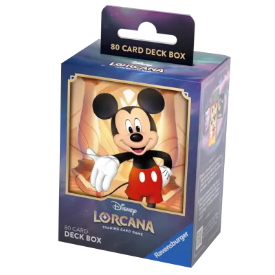 Deck Box Disney Lorcana - The First Chapter - Mickey Mouse - p/ 80 cards Deck Box Disney Lorcana - The First Chapter - Mickey Mouse - p/ 80 cards