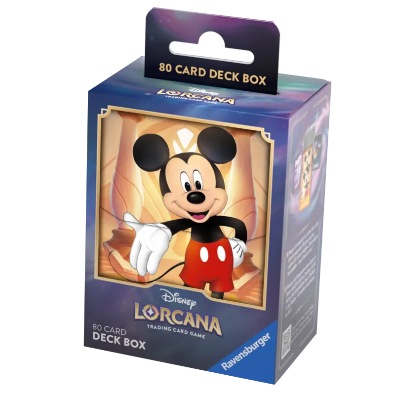 Deck Box Disney Lorcana - The First Chapter - Mickey Mouse - p/ 80 cards Deck Box Disney Lorcana - The First Chapter - Mickey Mouse - p/ 80 cards