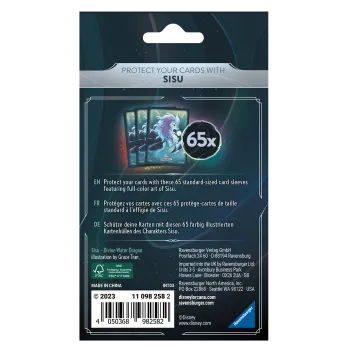 Protetor de Cartas 66mm x 91mm (Padrão) Disney Lorcana - Rise of the Floodborn - Sisu