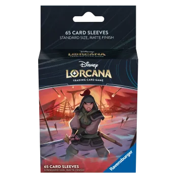 Protetor de Cartas 66mm x 91mm (Padrão) Disney Lorcana - Rise of the Floodborn - Mulan