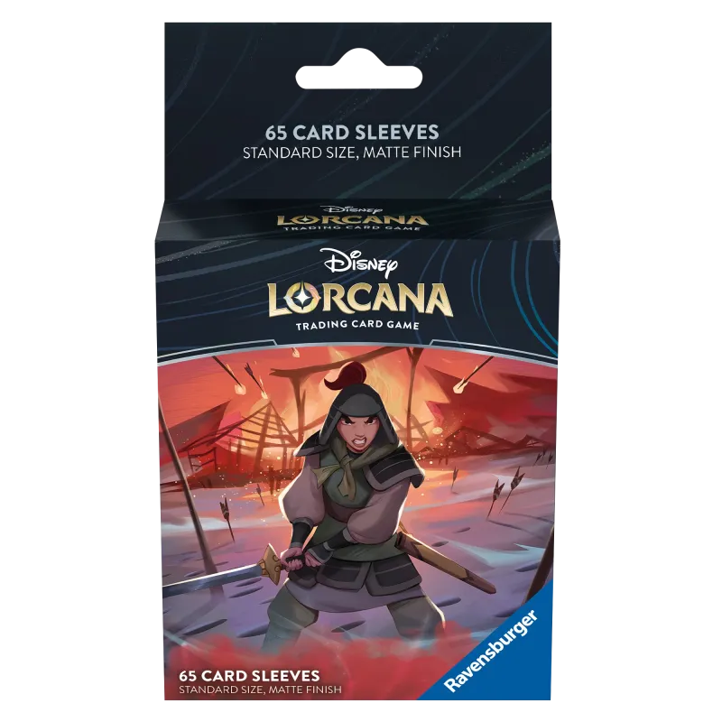 Protetor de Cartas 66mm x 91mm (Padrão) Disney Lorcana - Rise of the Floodborn - Mulan