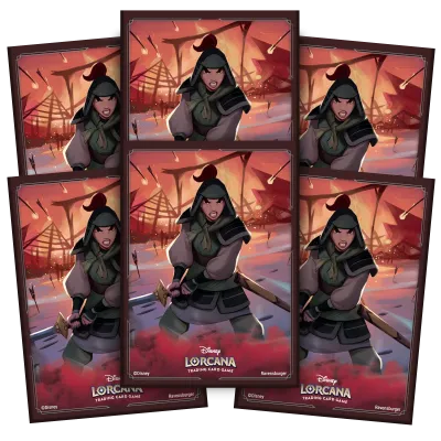 Protetor de Cartas 66mm x 91mm (Padrão) Disney Lorcana - Rise of the Floodborn - Mulan