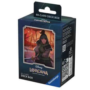 Deck Box Disney Lorcana - Rise of the Floodborn - Mulan - p/ 80 cards