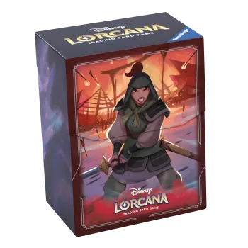 Deck Box Disney Lorcana - Rise of the Floodborn - Mulan - p/ 80 cards