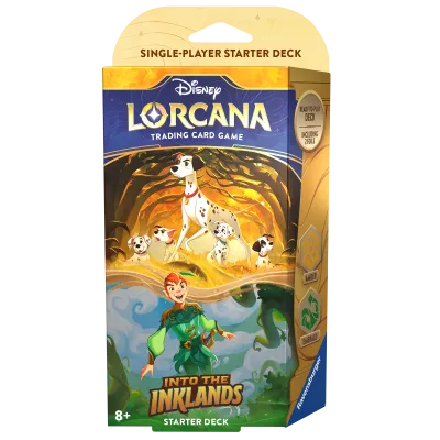 Disney Lorcana - Into the Inklands - Deck - Amber & Emerald (inglês) Disney Lorcana - Into the Inklands - Deck - Amber & Emerald (inglês)