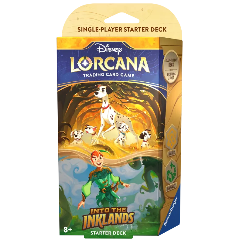 Disney Lorcana - Into the Inklands - Deck - Amber & Emerald (inglês) Disney Lorcana - Into the Inklands - Deck - Amber & Emerald (inglês)