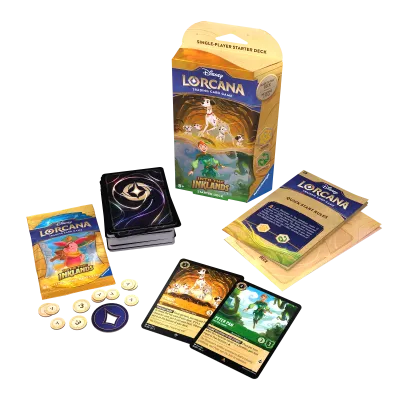 Disney Lorcana - Into the Inklands - Deck - Amber & Emerald (inglês) Disney Lorcana - Into the Inklands - Deck - Amber & Emerald (inglês)