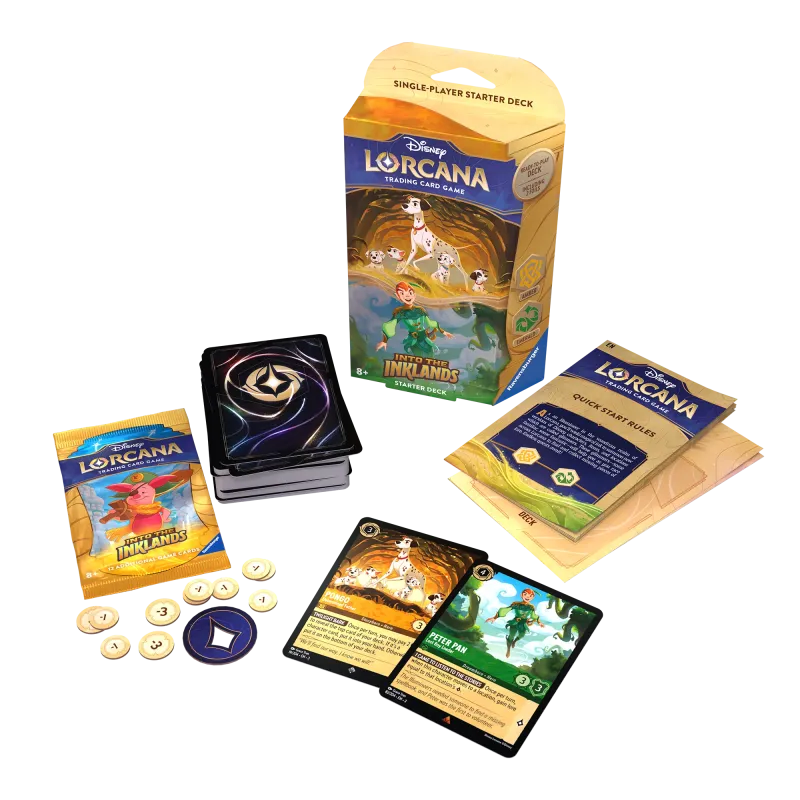 Disney Lorcana - Into the Inklands - Deck - Amber & Emerald (inglês) Disney Lorcana - Into the Inklands - Deck - Amber & Emerald (inglês)