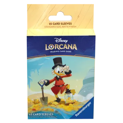 Protetor de Cartas 66mm x 91mm (Padrão) Disney Lorcana - Into the Inklands - Patinhas McPato