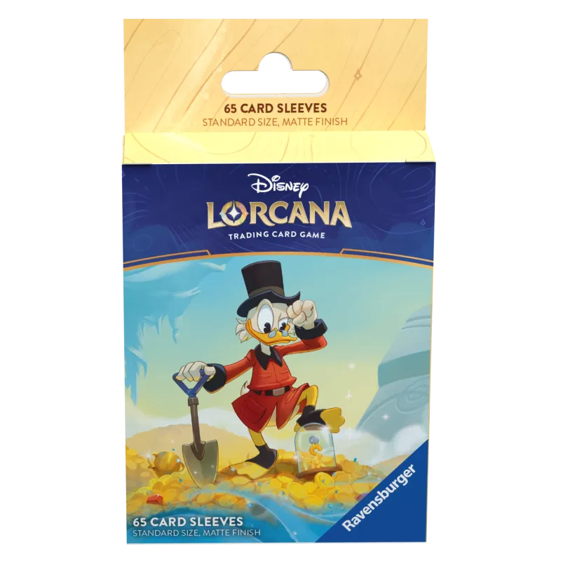 Protetor de Cartas 66mm x 91mm (Padrão) Disney Lorcana - Into the Inklands - Patinhas McPato