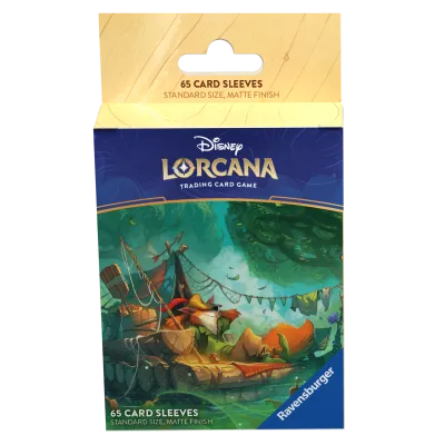 Protetor de Cartas 66mm x 91mm (Padrão) Disney Lorcana - Into the Inklands - Robin Hood