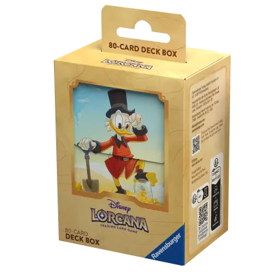 Deck Box Disney Lorcana - Into the Inklands - Patinhas McPato - p/ 80 cards Deck Box Disney Lorcana - Into the Inklands - Patinhas McPato - p/ 80 cards