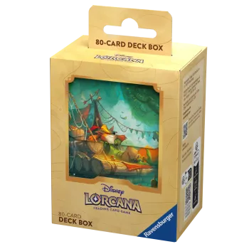 Deck Box Disney Lorcana - Into the Inklands - Robin Hood - p/ 80 cards