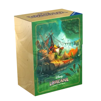 Deck Box Disney Lorcana - Into the Inklands - Robin Hood - p/ 80 cards