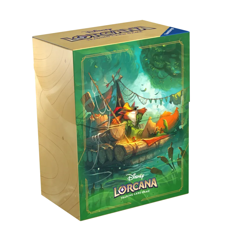 Deck Box Disney Lorcana - Into the Inklands - Robin Hood - p/ 80 cards