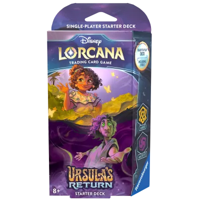 Disney Lorcana - Ursula's Return - Deck - Amber & Amethyst (inglês) Disney Lorcana - Ursula's Return - Deck - Amber & Amethyst (inglês)