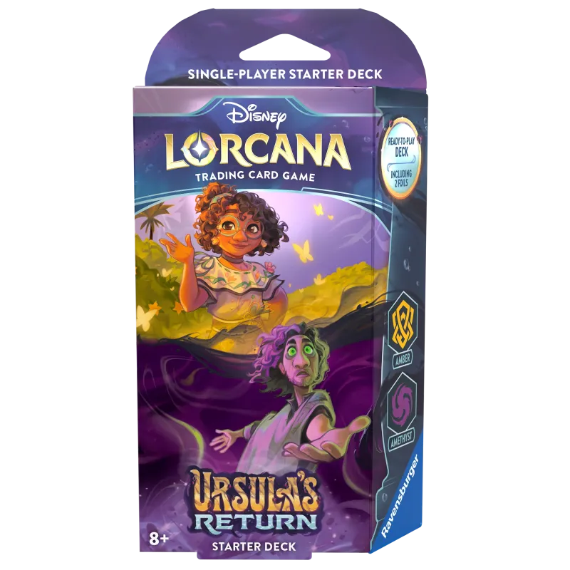 Disney Lorcana - Ursula's Return - Deck - Amber & Amethyst (inglês) Disney Lorcana - Ursula's Return - Deck - Amber & Amethyst (inglês)