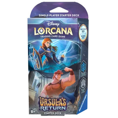 Disney Lorcana - Ursula's Return - Deck - Sapphire & Steel (inglês)
