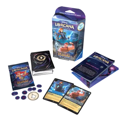 Disney Lorcana - Ursula's Return - Deck - Sapphire & Steel (inglês)