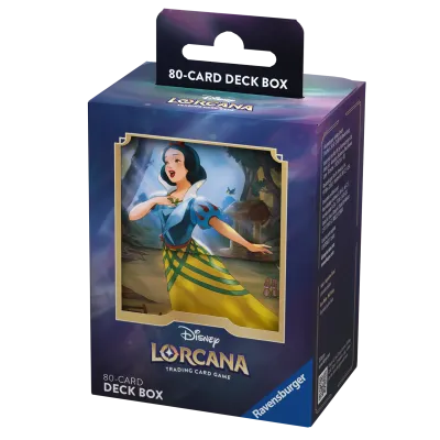 Deck Box Disney Lorcana - Ursula's Return - Branca de Neve - p/ 80 cards Deck Box Disney Lorcana - Ursula's Return - Branca de Neve - p/ 80 cards