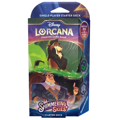 Disney Lorcana - Shimmering Skies - Deck - Emerald & Steel (inglês) Disney Lorcana - Shimmering Skies - Deck - Emerald & Steel (inglês)