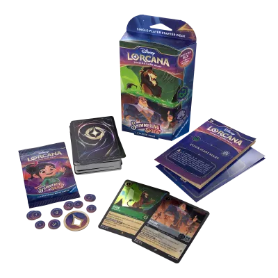 Disney Lorcana - Shimmering Skies - Deck - Emerald & Steel (inglês) Disney Lorcana - Shimmering Skies - Deck - Emerald & Steel (inglês)