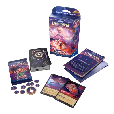 Disney Lorcana - Shimmering Skies - Deck - Amethyst & Ruby (inglês) Disney Lorcana - Shimmering Skies - Deck - Amethyst & Ruby (inglês)