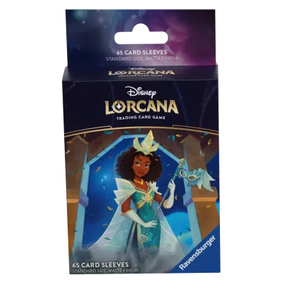 Protetor de Cartas 66mm x 91mm (Padrão) Disney Lorcana - Shimmering Skies - Tiana
