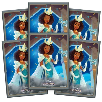Protetor de Cartas 66mm x 91mm (Padrão) Disney Lorcana - Shimmering Skies - Tiana