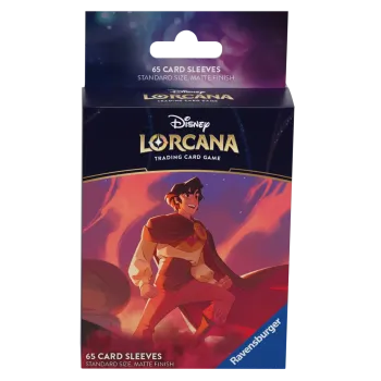 Protetor de Cartas 66mm x 91mm (Padrão) Disney Lorcana - Shimmering Skies - Aladdin
