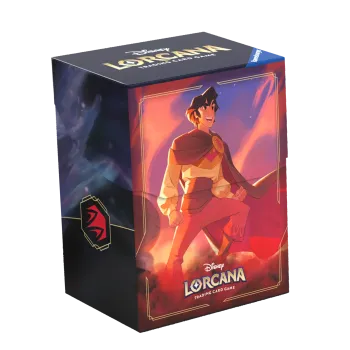 Deck Box Disney Lorcana - Shimmering Skies - Aladdin - p/ 80 cards