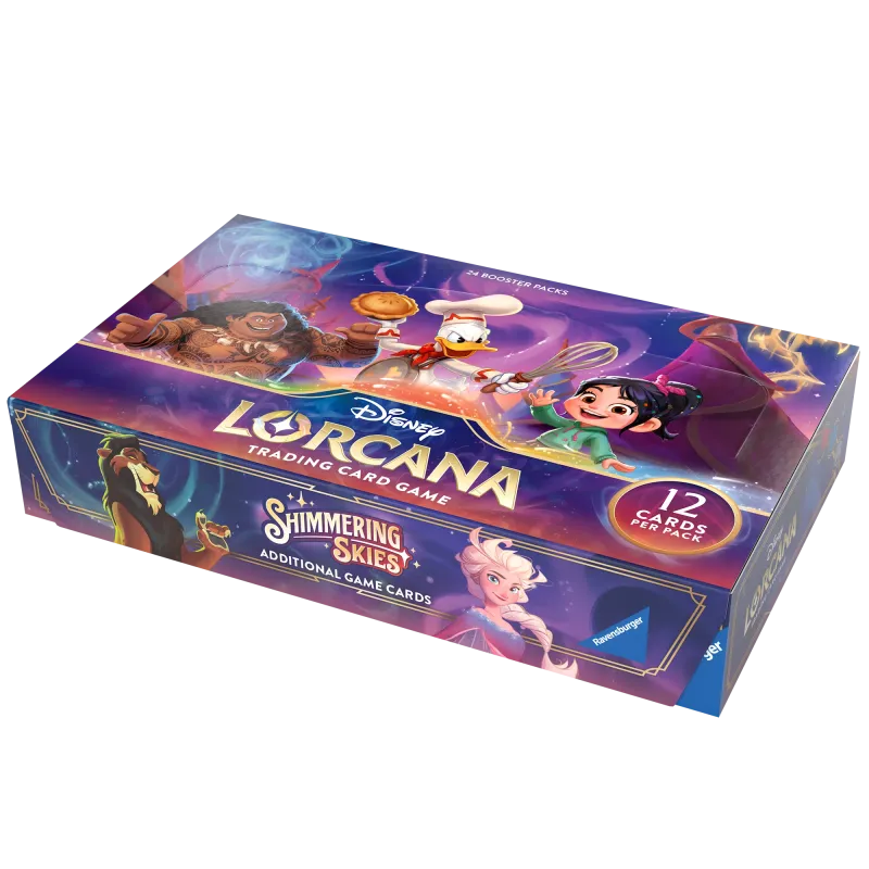 Disney Lorcana - Shimmering Skies - Booster Box (Inglês) Disney Lorcana - Shimmering Skies - Booster Box (Inglês)