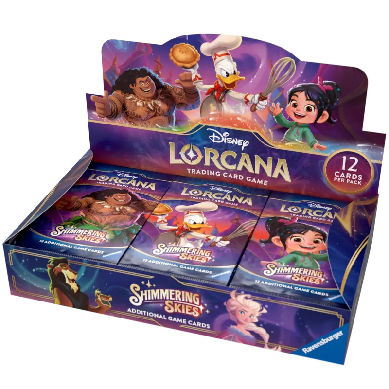 Disney Lorcana - Shimmering Skies - Booster Box (Inglês) Disney Lorcana - Shimmering Skies - Booster Box (Inglês)