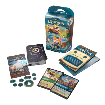 Disney Lorcana - Azurite Sea - Deck - Emerald & Sapphire (inglês) Disney Lorcana - Azurite Sea - Deck - Emerald & Sapphire (inglês)