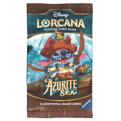 Disney Lorcana - Azurite Sea - Booster (Inglês) Disney Lorcana - Azurite Sea - Booster (Inglês)