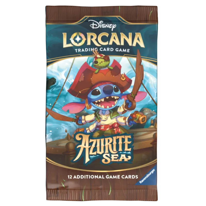 Disney Lorcana - Azurite Sea - Booster (Inglês) Disney Lorcana - Azurite Sea - Booster (Inglês)