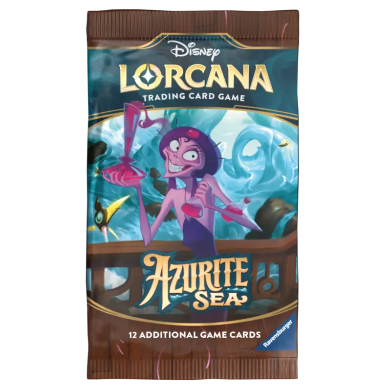Disney Lorcana - Azurite Sea - Booster (Inglês) Disney Lorcana - Azurite Sea - Booster (Inglês)